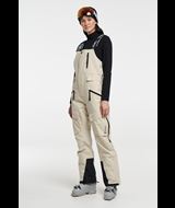 Sphere BIB Pants W - Women's Ski Pants with Braces - Light Beige