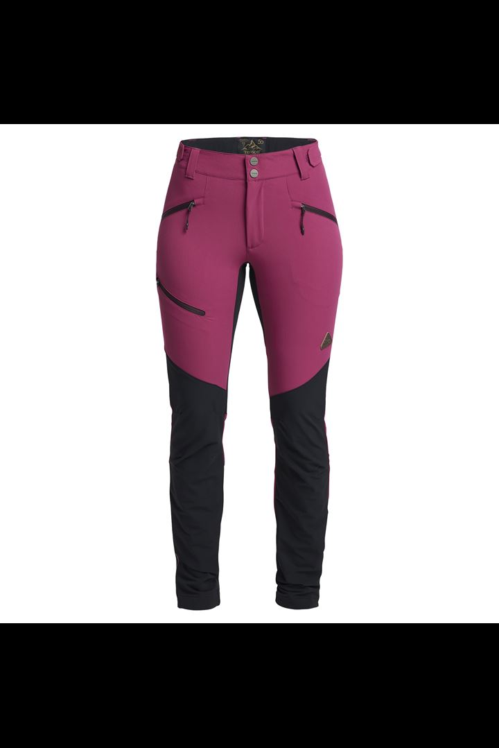 Himalaya Stretch Pants - Outdoor trousers with stretch for women - Dark Fuchsia