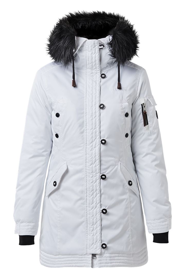 Himalaya Anniversery - Fur Collar Jacket - White