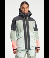 Ski Touring Shell Jacket - Women's Ski Touring Shell Jacket - Dusty Aqua