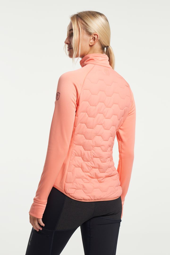 TXlite Hybrid Zip Woman - Women's mid-layer jacket - Coral