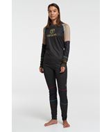 Core Baselayer Set - Women's Polyester Thermal Outfit - Leo Olive